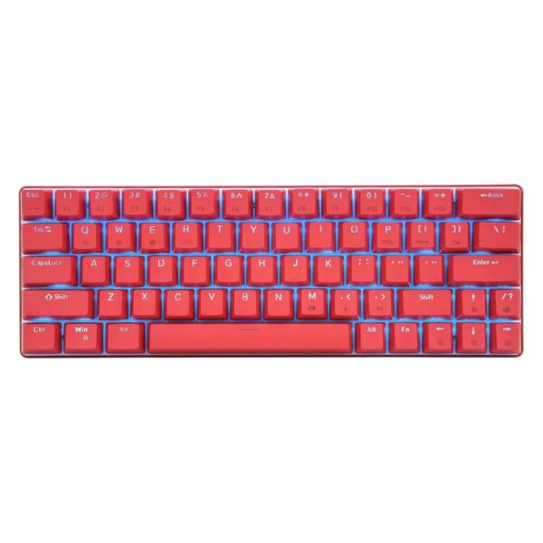 Mechanical Gaming Keyboard 63 Keys – Compact RGB Backlit | Gadget Buzzs