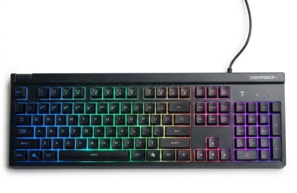 Cyber Power PC RGB Gaming Keyboard – 10 Lighting Modes | Gadget Buzzs